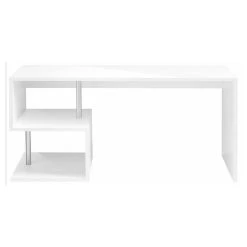 Grosses soldes 🛒 Bureau Droit Moderne Avec étagère 180 Cm SANTA 🔥