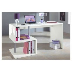 Grosses soldes ✨ Bureau Droit Moderne Avec étagère 140 Cm SANTA ???? -VIDAXL Shop unnamed file 2518