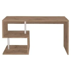 Grosses soldes ✨ Bureau Droit Moderne Avec étagère 140 Cm SANTA 🧨 -VIDAXL Shop unnamed file 2520