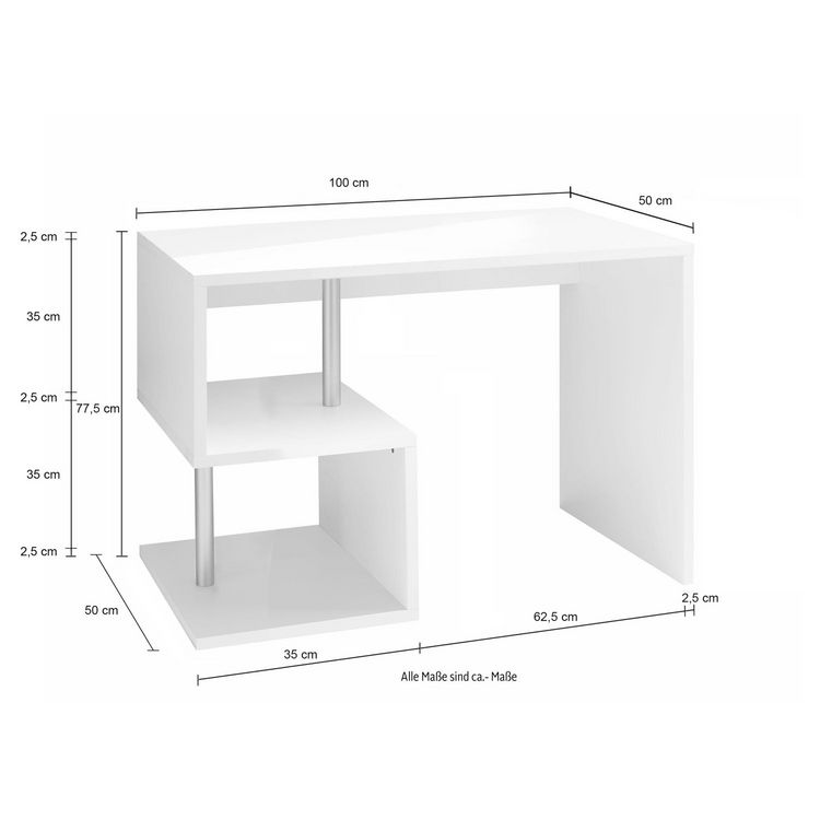 Bureau droit moderne avec étagère 100 cm SANTA Sortie ⌛ Bureau Droit Moderne Avec étagère 100 Cm SANTA ???? -VIDAXL Shop unnamed file 2533