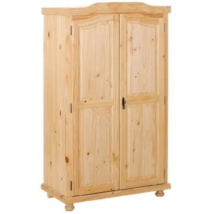 Bon marché ⭐ Armoire Rustique En Pin Massif 2 Portes L104cm BASTIAN 👍 3 Bon marché ⭐ Armoire Rustique En Pin Massif 2 Portes L104cm BASTIAN 👍