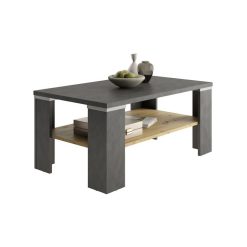 Top 10 ???? Table Basse Rectangulaire 2 Plateaux L100cm CALVI ???? -VIDAXL Shop unnamed file 2542