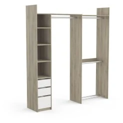 Meilleure vente 🌟 Kit Placard Adaptable Droit Ou D'angle WIND 😍