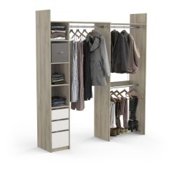 Meilleure vente ???? Kit Placard Adaptable Droit Ou D'angle WIND ???? -VIDAXL Shop unnamed file 2564