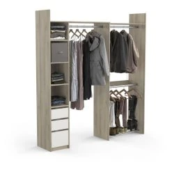 Meilleure vente 🌟 Kit Placard Adaptable Droit Ou D'angle WIND 😍 -VIDAXL Shop unnamed file 2564