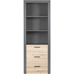 Promo ???? Etagère De Rangement 3 Niches 3 Tiroirs L68cm BETO ⭐ -VIDAXL Shop unnamed file 2566