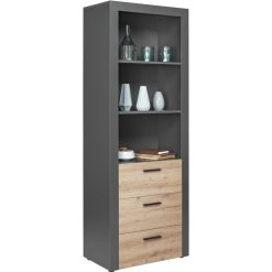Promo ???? Etagère De Rangement 3 Niches 3 Tiroirs L68cm BETO ⭐ -VIDAXL Shop unnamed file 2567