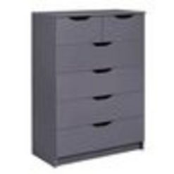 Acheter ???? Commode Haute Meuble De Rangement 6 Tiroirs FALONE ????