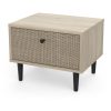 Sortie ❤️ Chevet 1 Tiroir Décor Effet Cannage L44cm HANOÏ ???? 1 Sortie ❤️ Chevet 1 Tiroir Décor Effet Cannage L44cm HANOÏ ???? -VIDAXL Shop unnamed file 2575