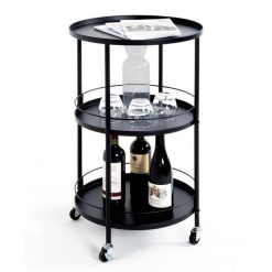 Meilleure vente ???? Paris Prix Desserte De Cuisine Design Baro 75cm Noir ???? -VIDAXL Shop unnamed file 274