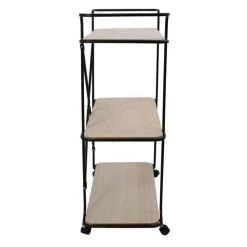 Vente flash 😀 Paris Prix Desserte Industrielle 3 Niveaux 83cm Naturel & Noir 🔥 -VIDAXL Shop unnamed file 285