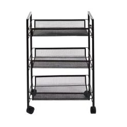 Grosses soldes 🧨 Paris Prix Desserte 3 Niveaux En Métal Roulettes 63cm Noir 🔥 -VIDAXL Shop unnamed file 290