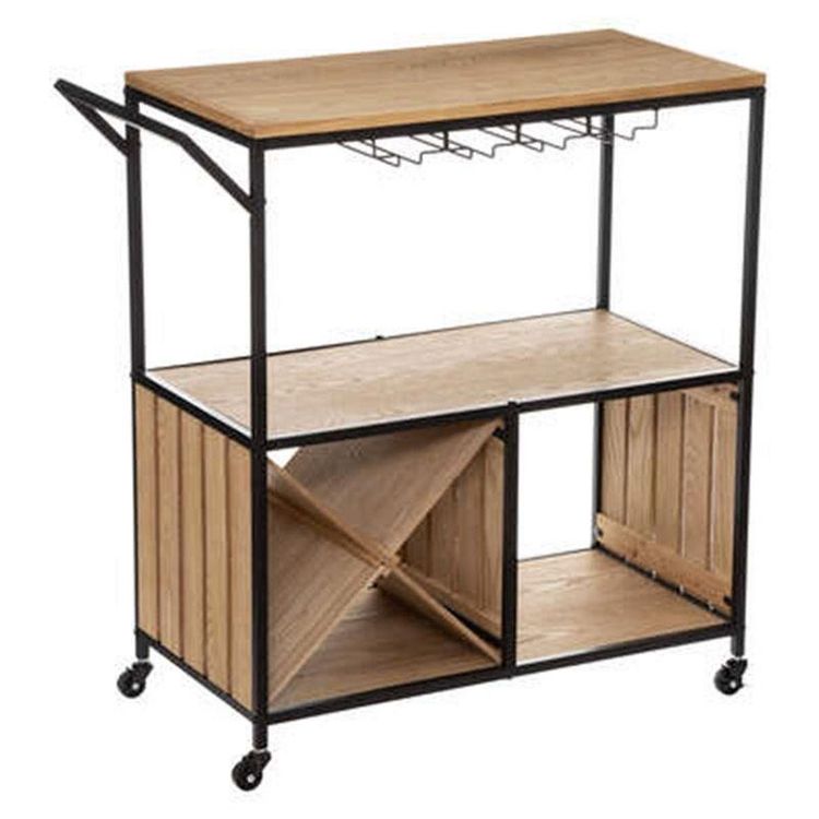 Nouveau ???? Desserte De Cuisine Bakos 87cm Naturel ❤️ 3 Nouveau ???? Desserte De Cuisine Bakos 87cm Naturel ❤️