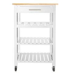 Budget ???? Desserte De Cuisine Claude 58cm Blanc ???? -VIDAXL Shop unnamed file 327