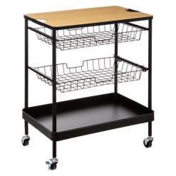 Le moins cher ???? Desserte De Cuisine Design Amo 79cm Naturel ✔️