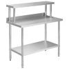 Coupon 🧨 VIDAXL Table De Travail De Cuisine Avec Etagere 120x60x120 Cm Inox 🌟 -VIDAXL Shop unnamed file 36