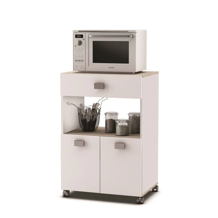 Grosses soldes 🌟 Desserte Micro Ondes 2 Portes 1 Tiroir à Roulettes L42 X P59,6 X H88,3 Cm THYM ❤️ 3 Grosses soldes 🌟 Desserte Micro Ondes 2 Portes 1 Tiroir à Roulettes L42 X P59,6 X H88,3 Cm THYM ❤️