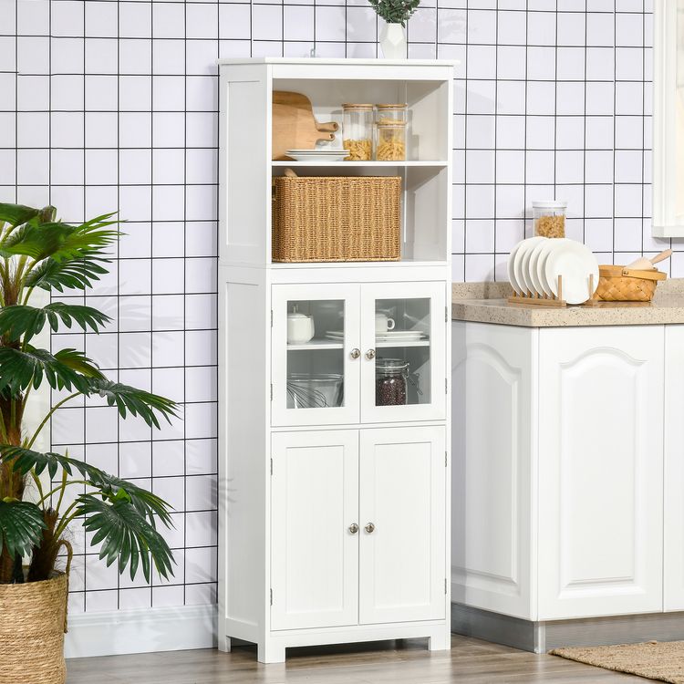 HOMCOM HOMCOM Armoire de cuisine multi-rangements 4 portes avec étagères 2 niches grand plateau MDF blanc Meilleure affaire ⭐ HOMCOM HOMCOM Armoire De Cuisine Multi-rangements 4 Portes Avec étagères 2 Niches Grand Plateau MDF Blanc ???? -VIDAXL Shop unnamed file 469