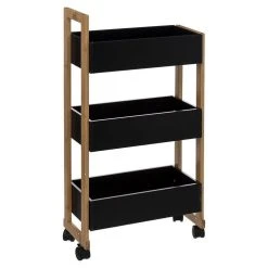 Offres ⌛ ATMOSPHERA Etagère 3 Niveaux Noir Natureo 🌟