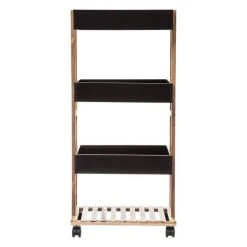 Sortie 👏 ATMOSPHERA Desserte 4 Plateaux Lea Noir ⌛ -VIDAXL Shop unnamed file 497