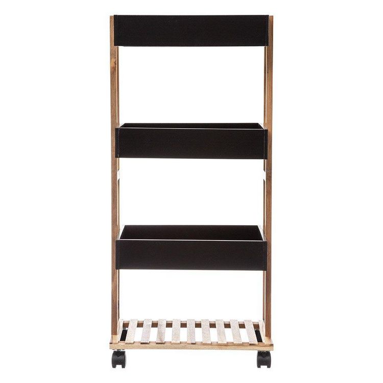 ATMOSPHERA Desserte 4 plateaux Lea noir Sortie ???? ATMOSPHERA Desserte 4 Plateaux Lea Noir ⌛ -VIDAXL Shop unnamed file 497