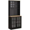 Meilleur prix ❤️ HOMCOM Armoire De Cuisine Multi-rangements 3 Portes Vitrine Verre Avec étagère 2 Niches Grand Plateau MDF ???? 2 Meilleur prix ❤️ HOMCOM Armoire De Cuisine Multi-rangements 3 Portes Vitrine Verre Avec étagère 2 Niches Grand Plateau MDF ???? -VIDAXL Shop unnamed file 515