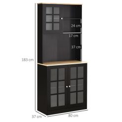 Meilleur prix ❤️ HOMCOM Armoire De Cuisine Multi-rangements 3 Portes Vitrine Verre Avec étagère 2 Niches Grand Plateau MDF ???? 4 Meilleur prix ❤️ HOMCOM Armoire De Cuisine Multi-rangements 3 Portes Vitrine Verre Avec étagère 2 Niches Grand Plateau MDF ???? -VIDAXL Shop unnamed file 517