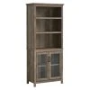De gros 🛒 HOMCOM HOMCOM Bibliothèque Armoire Rustique Chic Multi-rangements 2 étagères Plateau Vitrine Verre Avec étagère Imitation Bois Veinage Marron Dim. 76 X 40 X 180 Cm ✨ -VIDAXL Shop unnamed file 518