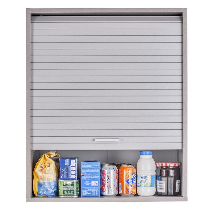 Grosses soldes ???? Rangement De Cuisine à Rideau Coloris Aluminium L60 Cm - COOKING ???? 3 Grosses soldes ???? Rangement De Cuisine à Rideau Coloris Aluminium L60 Cm - COOKING ????
