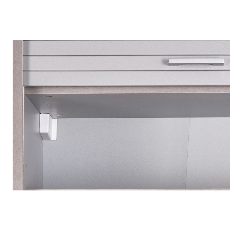 Grosses soldes ???? Rangement De Cuisine à Rideau Coloris Aluminium L60 Cm - COOKING ???? 4 Grosses soldes ???? Rangement De Cuisine à Rideau Coloris Aluminium L60 Cm - COOKING ???? – Image 2