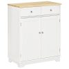 De gros ???? HOMCOM HOMCOM Buffet Multi-rangement 2 Portes Avec étagère Réglable 2 Tiroirs Coulissants MDF Plateau Bois D'hévéa ❤️ 1 De gros ???? HOMCOM HOMCOM Buffet Multi-rangement 2 Portes Avec étagère Réglable 2 Tiroirs Coulissants MDF Plateau Bois D'hévéa ❤️ -VIDAXL Shop unnamed file 550