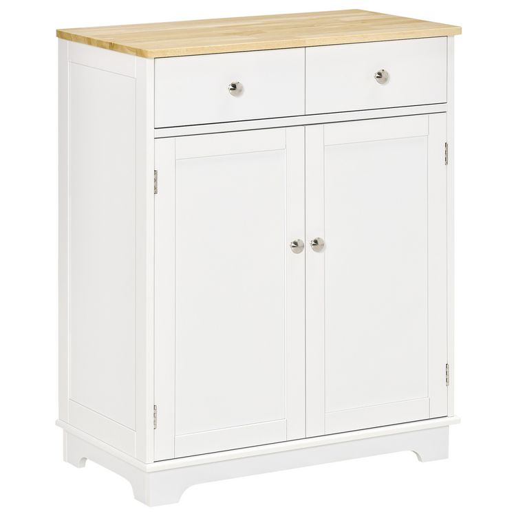 HOMCOM HOMCOM Buffet multi-rangement 2 portes avec étagère réglable 2 tiroirs coulissants MDF plateau bois d'hévéa De gros ???? HOMCOM HOMCOM Buffet Multi-rangement 2 Portes Avec étagère Réglable 2 Tiroirs Coulissants MDF Plateau Bois D'hévéa ❤️ -VIDAXL Shop unnamed file 550