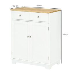 De gros ???? HOMCOM HOMCOM Buffet Multi-rangement 2 Portes Avec étagère Réglable 2 Tiroirs Coulissants MDF Plateau Bois D'hévéa ❤️ 4 De gros ???? HOMCOM HOMCOM Buffet Multi-rangement 2 Portes Avec étagère Réglable 2 Tiroirs Coulissants MDF Plateau Bois D'hévéa ❤️ -VIDAXL Shop unnamed file 552