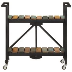 Vente flash 😉 VIDAXL Chariot De Cuisine 87x36x81 Cm Bois Massif De Recuperation 👍 6 Vente flash 😉 VIDAXL Chariot De Cuisine 87x36x81 Cm Bois Massif De Recuperation 👍 -VIDAXL Shop unnamed file 554