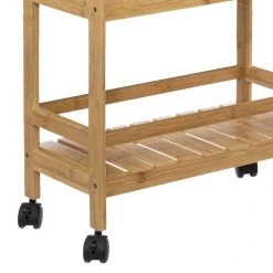 Meilleure vente ⭐ ATMOSPHERA Desserte Roulettes 3 Niveaux Bambou Linha 😀 -VIDAXL Shop unnamed file 566