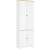 Grosses soldes ❤️ HOMCOM Armoire De Cuisine Contemporaine Multi-rangement 4 Portes 6 étagères Dim. 61L X 30,5l X 183H Cm Bois Pin MDF Blanc 🧨 -VIDAXL Shop unnamed file 574