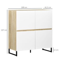 Offres ???? HOMCOM Buffet Meuble De Rangement 4 Portes Piétement Acier 100L X 41,5l X 107H Cm ???? 4 Offres ???? HOMCOM Buffet Meuble De Rangement 4 Portes Piétement Acier 100L X 41,5l X 107H Cm ???? -VIDAXL Shop unnamed file 585