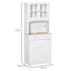 Bon marché ???? HOMCOM HOMCOM Armoire De Cuisine 2 Placards 2 Portes Persiennes Et Acryliques 2 Tiroirs Grande Niche Bois Caoutchouc MDF Blanc ???? 4 Bon marché ???? HOMCOM HOMCOM Armoire De Cuisine 2 Placards 2 Portes Persiennes Et Acryliques 2 Tiroirs Grande Niche Bois Caoutchouc MDF Blanc ???? -VIDAXL Shop unnamed file 591