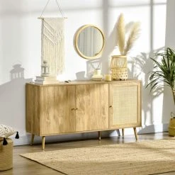 Le moins cher 🔥 HOMCOM Buffet 3 Portes 3 étagères Réglables Style Bohème Piètement Incliné Effilé Bois Panneaux Particules Aspect Bois Clair Cannage En Rotin 😍 6 Le moins cher 🔥 HOMCOM Buffet 3 Portes 3 étagères Réglables Style Bohème Piètement Incliné Effilé Bois Panneaux Particules Aspect Bois Clair Cannage En Rotin 😍 -VIDAXL Shop unnamed file 593