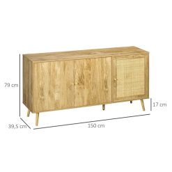 Le moins cher ???? HOMCOM Buffet 3 Portes 3 étagères Réglables Style Bohème Piètement Incliné Effilé Bois Panneaux Particules Aspect Bois Clair Cannage En Rotin ???? 4 Le moins cher ???? HOMCOM Buffet 3 Portes 3 étagères Réglables Style Bohème Piètement Incliné Effilé Bois Panneaux Particules Aspect Bois Clair Cannage En Rotin ???? -VIDAXL Shop unnamed file 594