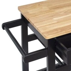 Le moins cher 😀 The Home Deco Factory Desserte à Roulettes Noir 😀 -VIDAXL Shop unnamed file 599