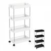 Acheter ???? LINXOR Desserte, Chariot De Rangement à Roulettes Large - 4 étagères ???? -VIDAXL Shop unnamed file 622