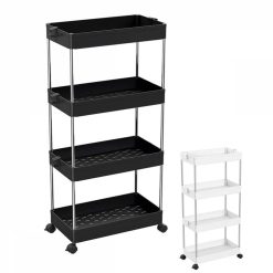 Acheter ???? LINXOR Desserte, Chariot De Rangement à Roulettes Large - 4 étagères ???? -VIDAXL Shop unnamed file 625