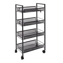 Le moins cher ???? The Home Deco Factory Desserte à Roulettes 4 Niveaux ????