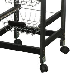 Grosses soldes ???? No Name Desserte 1 Tiroir 3 Paniers Métal Noir ???? -VIDAXL Shop unnamed file 649