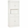 Meilleure affaire ???? HOMCOM HOMCOM Armoire De Cuisine Contemporaine Multi-rangement 4 Portes Tiroir Coulissant Et Grand Plateau Dim. 74L X 39l X 183H Cm Panneaux Particules MDF Blanc ???? -VIDAXL Shop unnamed file 650