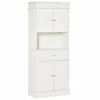 Meilleure affaire 🤩 HOMCOM HOMCOM Armoire De Cuisine Contemporaine Multi-rangement 4 Portes Tiroir Coulissant Et Grand Plateau Dim. 74L X 39l X 183H Cm Panneaux Particules MDF Blanc 🛒 -VIDAXL Shop unnamed file 650