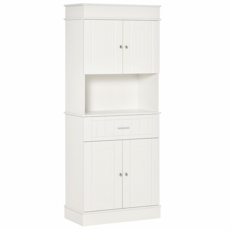 HOMCOM HOMCOM Armoire de cuisine contemporaine multi-rangement 4 portes tiroir coulissant et grand plateau dim. 74L x 39l x 183H cm panneaux particules MDF blanc Meilleure affaire ???? HOMCOM HOMCOM Armoire De Cuisine Contemporaine Multi-rangement 4 Portes Tiroir Coulissant Et Grand Plateau Dim. 74L X 39l X 183H Cm Panneaux Particules MDF Blanc ???? -VIDAXL Shop unnamed file 650