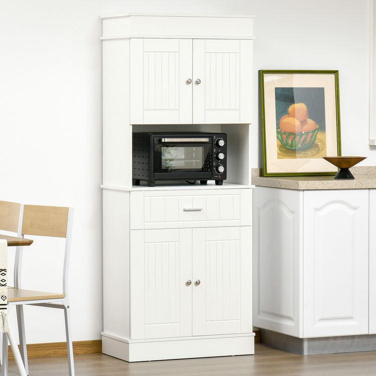 HOMCOM HOMCOM Armoire de cuisine contemporaine multi-rangement 4 portes tiroir coulissant et grand plateau dim. 74L x 39l x 183H cm panneaux particules MDF blanc Meilleure affaire ???? HOMCOM HOMCOM Armoire De Cuisine Contemporaine Multi-rangement 4 Portes Tiroir Coulissant Et Grand Plateau Dim. 74L X 39l X 183H Cm Panneaux Particules MDF Blanc ???? -VIDAXL Shop unnamed file 651
