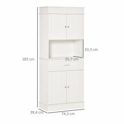 Meilleure affaire ???? HOMCOM HOMCOM Armoire De Cuisine Contemporaine Multi-rangement 4 Portes Tiroir Coulissant Et Grand Plateau Dim. 74L X 39l X 183H Cm Panneaux Particules MDF Blanc ???? 4 Meilleure affaire ???? HOMCOM HOMCOM Armoire De Cuisine Contemporaine Multi-rangement 4 Portes Tiroir Coulissant Et Grand Plateau Dim. 74L X 39l X 183H Cm Panneaux Particules MDF Blanc ???? -VIDAXL Shop unnamed file 652